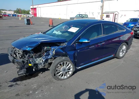 2015 Hyundai Sonata Limited z USA, uszkodzony, nr VIN 5NPE34AF9FH193994